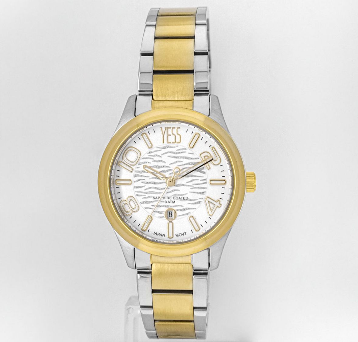 Reloj YESS Sapphire Coated Dorado &amp; Plateado