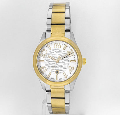 Reloj YESS Sapphire Coated Dorado &amp; Plateado