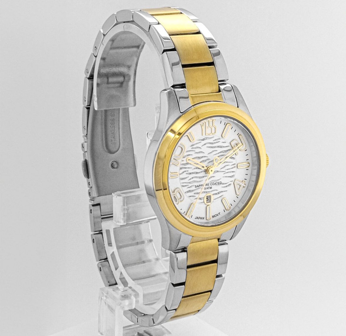 Reloj YESS Sapphire Coated Dorado &amp; Plateado