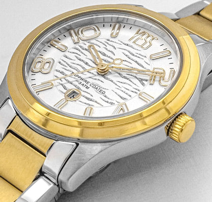 Reloj YESS Sapphire Coated Dorado &amp; Plateado