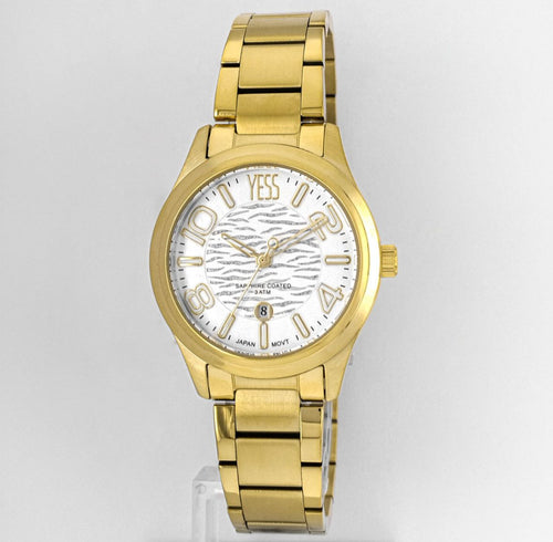 Reloj YESS Sapphire Coated Dorado