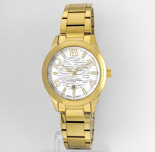 Reloj YESS Sapphire Coated Dorado