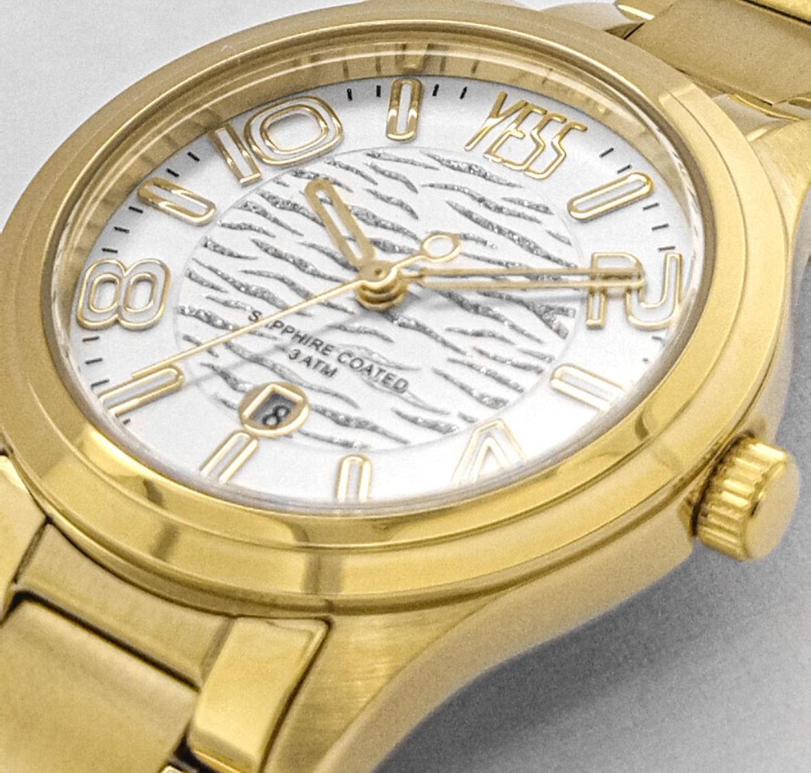 Reloj YESS Sapphire Coated Dorado
