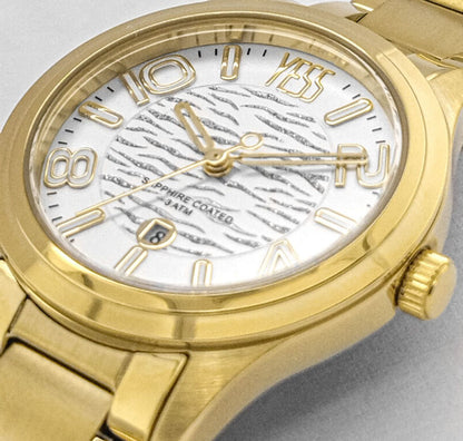 Reloj YESS Sapphire Coated Dorado